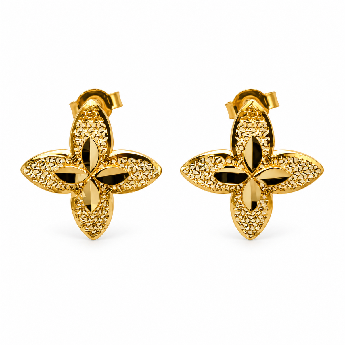 Flower Cascade Schmuckset aus 750 Gold
