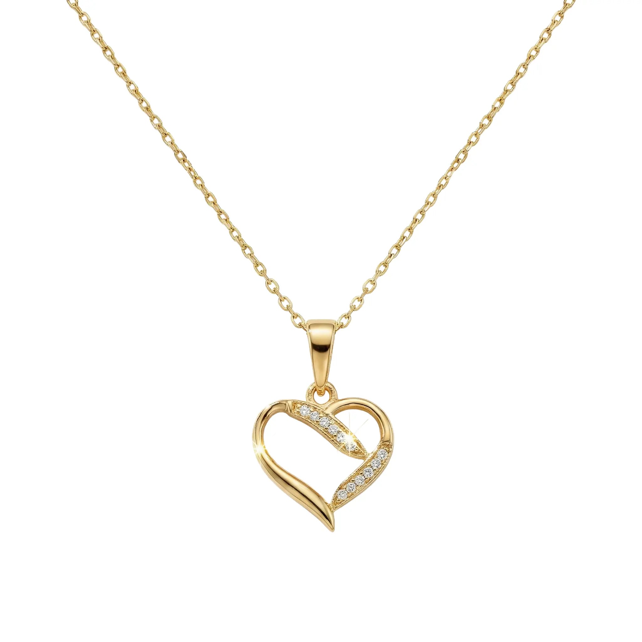InfinityHeart – 375 Echtgold Kette mit Herz- und Unendlichkeitsmotiv Suzan Gold