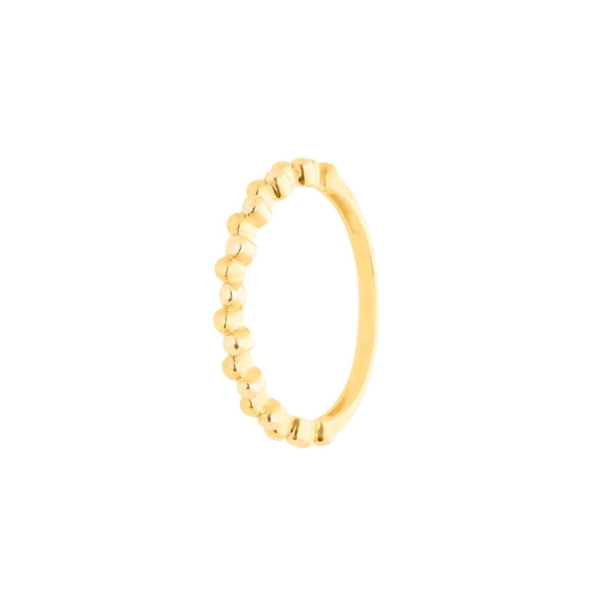 Stylischer Popcorn Ring bei Suzan Gold